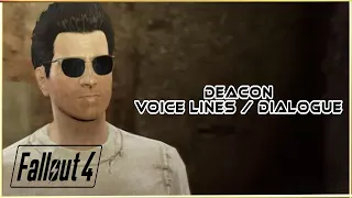 Deacon Companion Voice Lines Dialogue - Fallout 4