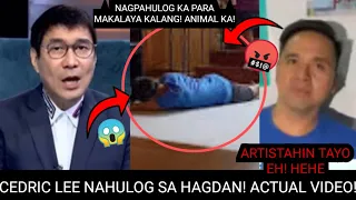 NAHULOG! RAFFY TULFO na DISGRASYA si CEDRIC LEE! ACTUAL VIDEO PINAG PYESTAHAN! SINADYA HALATA! 😱🤬