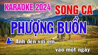 Phượng Buồn Karaoke Song Ca Nhạc Sống - Phối Mới Dễ Hát - Nhật Nguyễn