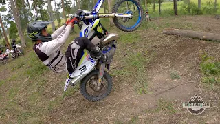 Enduro tricks on the Sherco 300 SE Factory: Tim Coleman