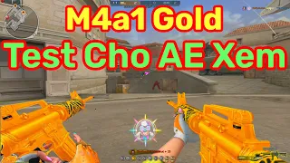 ►M4a1 Gold Test Cho AE Xem Video4K Bình luận Game Đột Kích