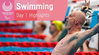 Swimming Highlights | Day 1 | Tokyo 2020 Paralympic Games