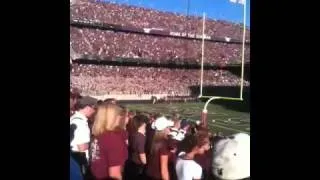 Aggies sawing horns off