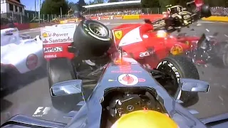 F1 2012 Onboard Crashes Part 2