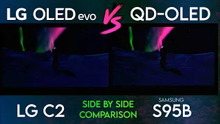 LG C2 vs Samsung S95B | QD OLED vs OLED TV Comparison