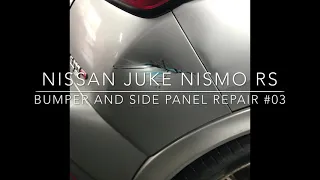 Nissan Juke Nismo RS Bumper and Side Panel  Repair #panelbeater #bodyrepair #nissan