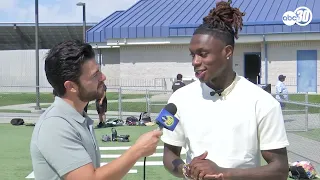 Xavier Worthy talks NFL Draft