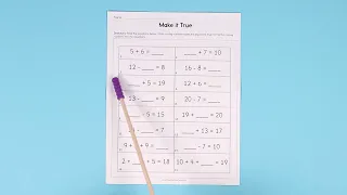 Make It True Missing Number Addition Subtraction Worksheet