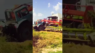 😱😱 Big accident in Farm #shorts #short #viral #grow #claas