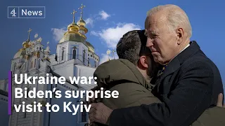 Biden pledges to support Ukraine 'for as long as it takes' on surprise visit