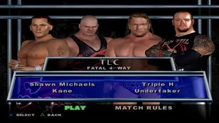 WWE SmackDown! Here Comes the Pain - Shawn Michaels,Kane,Triple H,Undertaker (TLC)