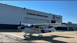 We bought a brand new Cessna Turbo 206 2022