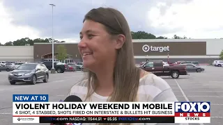 Mobile experiences violent holiday weekend