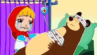 NO The Bear Wakeup - I Lonely Here - The bear and Little Red Riding Hood Cartoon Sad Story