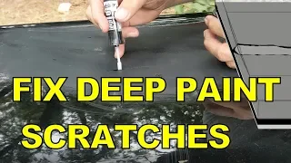 How to Fix Deep Paint Scratches