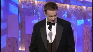 Golden Globes 1997 Edward Norton Wins Best Supporting Actor