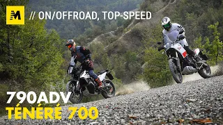 KTM 790 Adventure VS Yamaha Ténéré 700: SFIDA TOTALE! [English sub.]