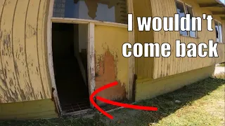 Door slams shut in this abandoned house and i was alone
