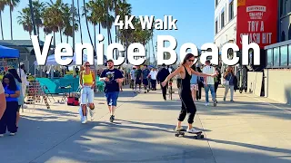 LOS ANGELES Venice Beach Boardwalk 🇺🇸 Walk 4K 2024