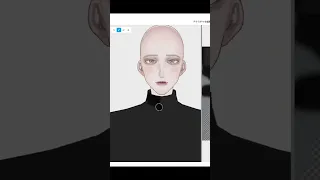 【#vroid メイキング】黒髪センター分けイケメン3D モデルを作る！！！！　#モデリング #vtuber #shorts