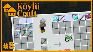 GERİ DÖNÜŞÜM BLOĞU , UNCRAFTİNG 🤑 - Modlu Survival 1.16 -  KöylüCraft #8