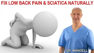 HOW TO FIX PINCHED NERVE CAUSING LOW BACK PAIN & SCIATICA  -  Dr Alan Mandell, DC