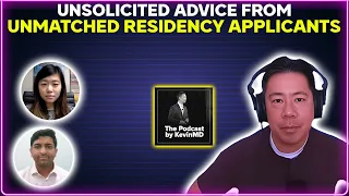 Unsolicited advice from unmatched residency applicants