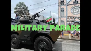 Srefidensi! Military Parade On Independance Day in Suriname! 🇸🇷