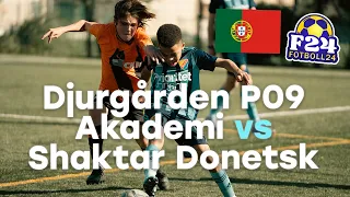 På fotbollscup med DIF P09 Akademi i Portugal: Tuff match mot Shaktar Donetsk