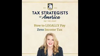 Former IRS Agent shares How to LEGALLY Pay Zero Income Tax!