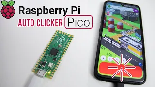 Raspberry Pi Pico - USB HID Auto Clicker with Circuit Python