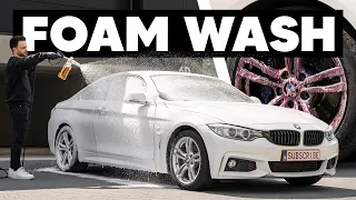 BMW 4 Series Foam Wash - Exterior Auto Detailing