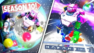 *NEW* GIANT SPACE ROBOT *FOUND* ON MOON AFTER PLAYERS GLITCH ABOVE MOON LOCATION! SEASON 10 UPDATE!