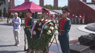 На Федеральном военном мемориале «Пантеон защитников Отечества» открыли «Поле кенотафов»