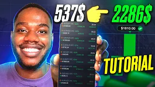 HOW TO MAKE MONEY WITH 537$ 👉 2286$ | BINARY OPTIONS TRADING STRATEGY | POCKETOPTION