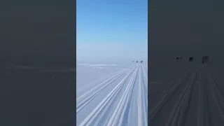 Ледовая дорога с о. Ольхон до п. Усть-Баргузин