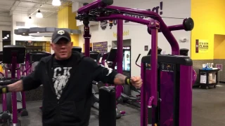 Planet Fitness Chest Fly Machine - How to use the chest fly and rear delt exercise machine