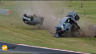 Oulton Park - Crash - June 2022 - Peugeot 206 meets VW Golf