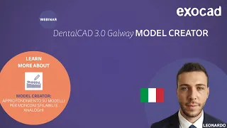 DentalCAD 3.0 Galway MODEL CREATOR (IT)