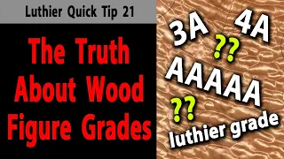 Luthier Quick Tip 21 The Truth About Wood Figure Grades
