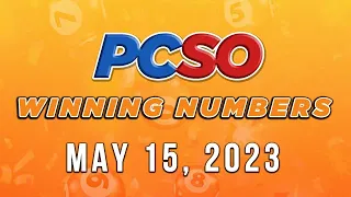 P29M Jackpot Grand Lotto 6/55, 2D, 3D, 4D, and Megalotto 6/45 | May 15, 2023