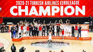 Anadolu Efes - Barcelona Maçının Son Anları ve Euroleague Kupa Töreni
