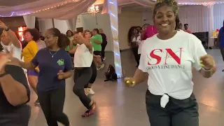 Line dance to Just Fine by Mary J Blidge