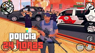 GTA POLICIA 24 HORAS - ( DOWNLOAD 200 MB ) FAVELA NO MORRO E ABORDAGENS