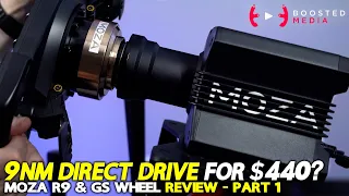 REVIEW PT.1 | Moza R9 Direct Drive Wheelbase & GS Formula Wheel - Hardware Details
