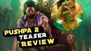 Allu arjun and Rashmika mandana ki new movie pushpa 2 ka official teaser review