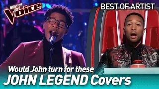 Incredible JOHN LEGEND covers in The Voice