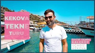 Antalya Vlog - Kekova Tekne Turu - Batık Şehir, Kaleköy, Üçağız..