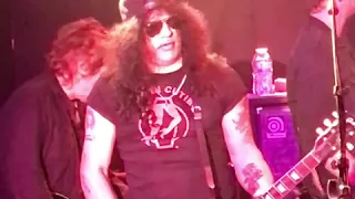 Slash, Joe Perry, Johnny Depp, Robert DeLeo, Gary Cherone, Dean De Leo at the Roxy 1/16/18