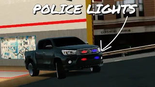 POLICE LIGHTS INSTALLED IN REVO | C.P.M